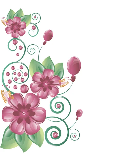 Hibiscus tropical — Image vectorielle