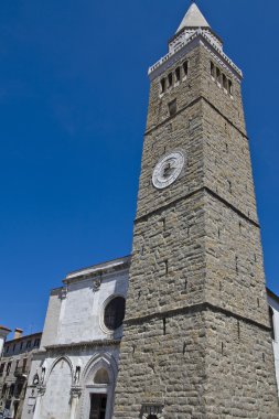 Koper katedral ve şehir Kulesi