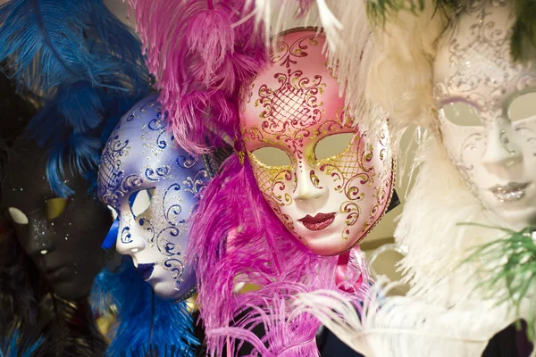 Máscaras venezianas — Fotografia de Stock