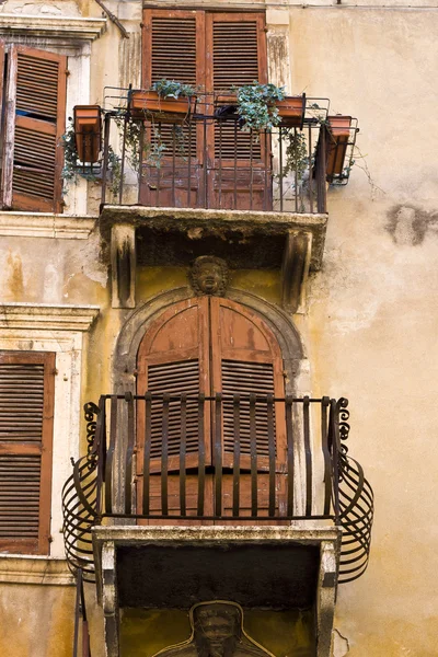 Rustic balcony — Stock Photo, Image