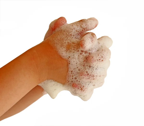Lavaggio delle mani — Foto Stock