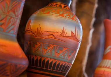 Native American Pottery Vase clipart
