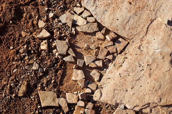 Broken Sandstone — Stock Photo, Image