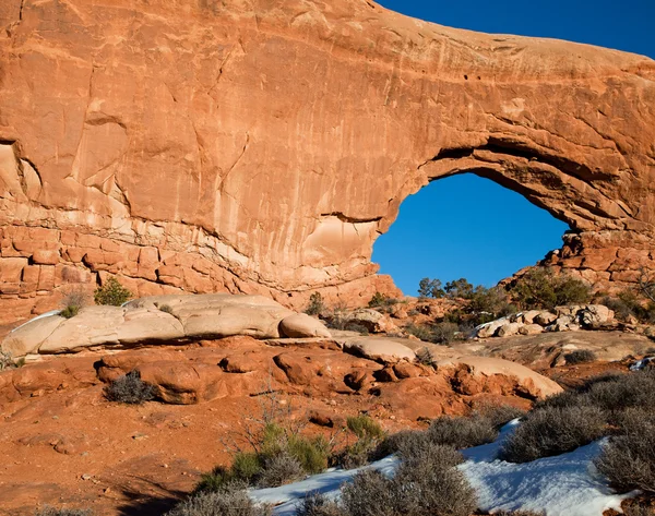 Eye Shaped Sandstone Arch — Stock Photo, Image