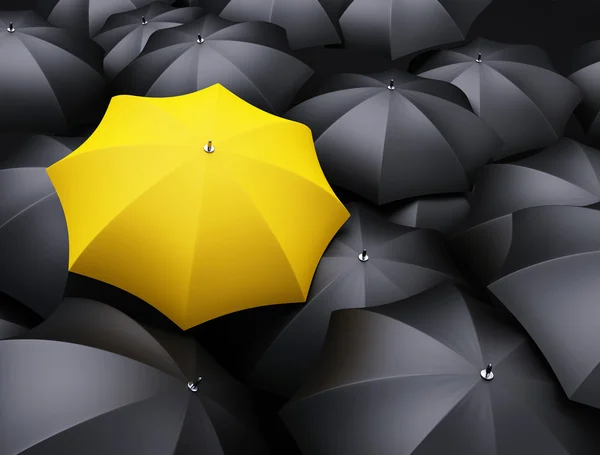 Viele Regenschirme — Stockfoto