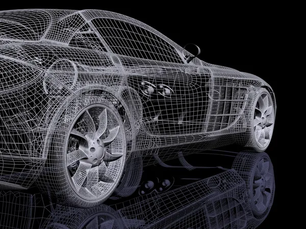 Samochodowe 3D — Zdjęcie stockowe