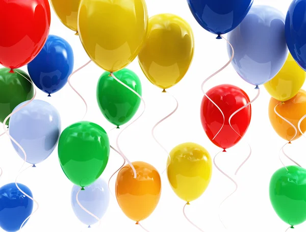 Färgglada ballonger — Stock fotografie