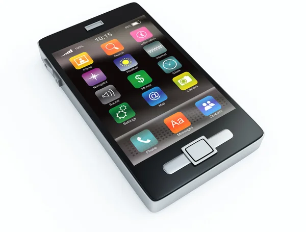 Touchscreen-Handy — Stockfoto