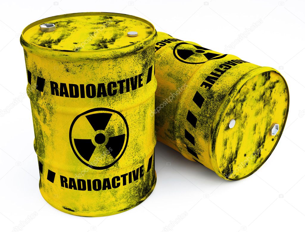 Radioactive barrels