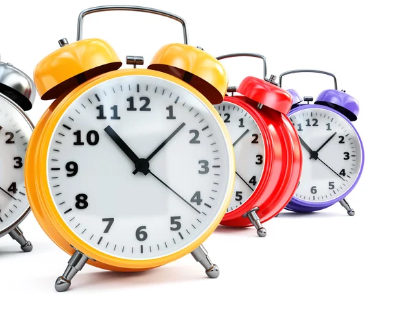 Reloj despertador tradicional Imágenes de stock libres de derechos