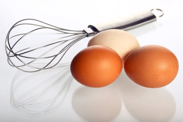 stock image Eggs and whisk