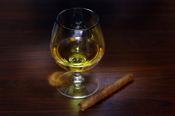 Cigare et cognac — Photo