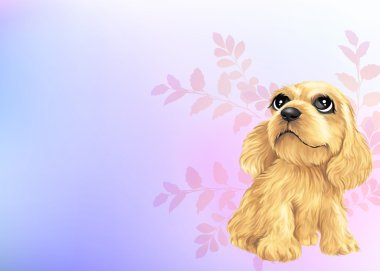 Hand drawing - dog 03 clipart