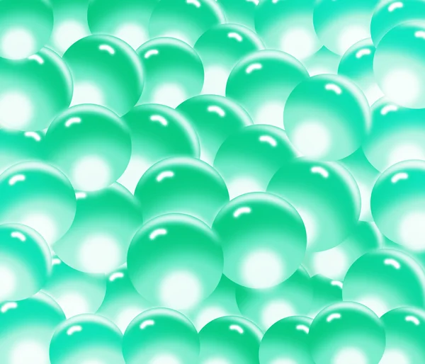 Fondo de burbujas verde abstracto — Foto de Stock
