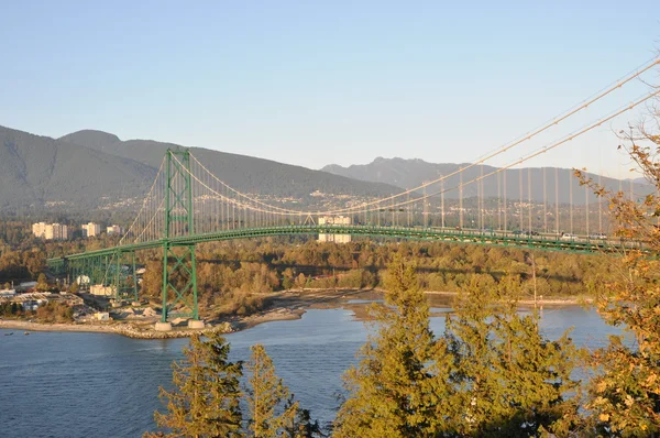 Ponte do portão dos leões em Vancouver — Fotografia de Stock