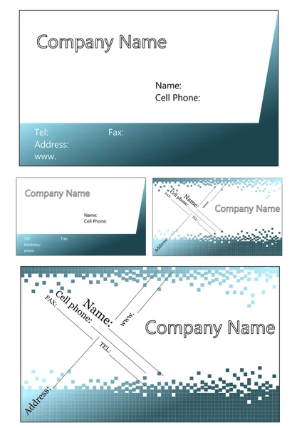 Abstract business cards — Stock Photo, Image