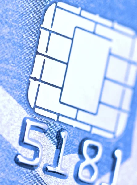 Macro new business chip card — Stock Photo, Image