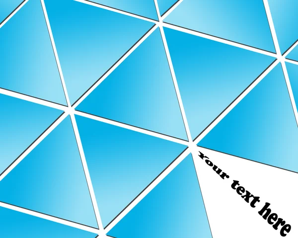 Abstracte driehoek ontwerp voor u webpagina — Stockfoto