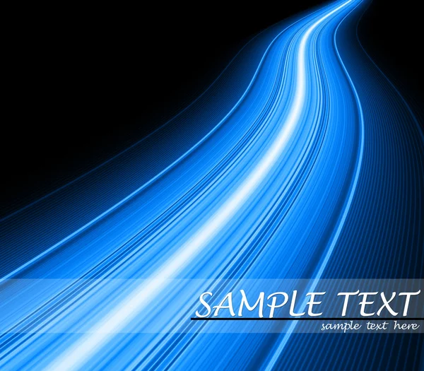 Blue flash fiber wave background — Stock Photo, Image