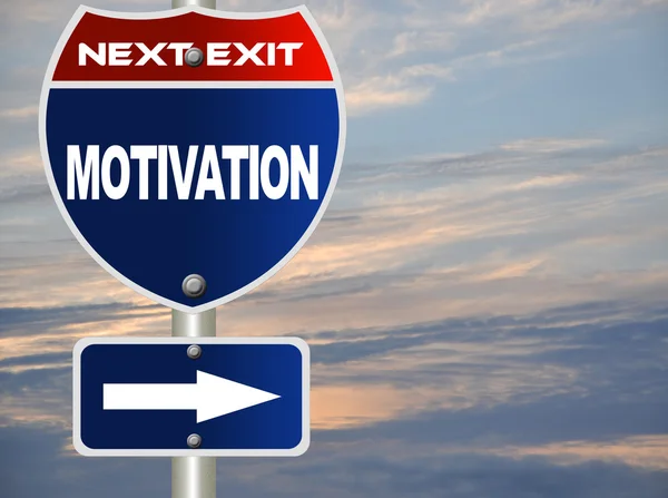 Motivation road sign — Stock Photo, Image