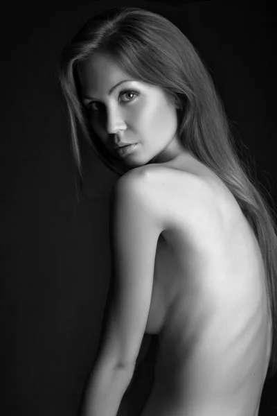 Sexy giovane donna — Foto Stock