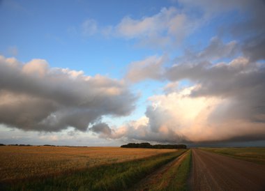 bulutlara bulutlar doğa manzaralı saskatchewan içinde şekillendirme