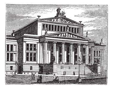 Konzerthaus Berlin or Schauspielhaus Berlin, concert hall, Berli clipart