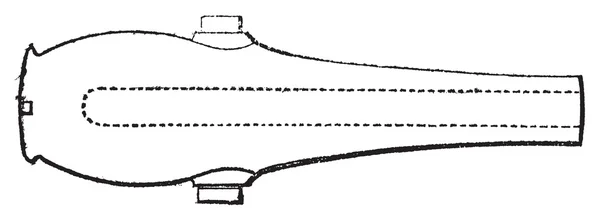 Винтажная гравировка Родмана . — стоковый вектор