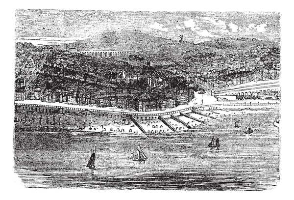 Bâtiments historiques à Brighton — Image vectorielle