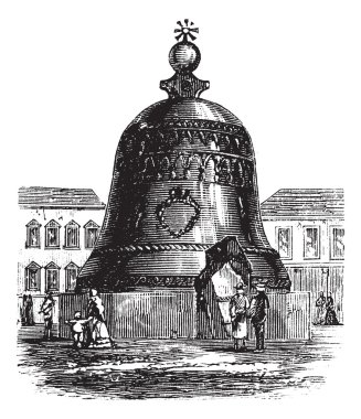 Tsar Bell or Tsarsky Kolokol or Tsar Kolokol III or Royal Bell, clipart