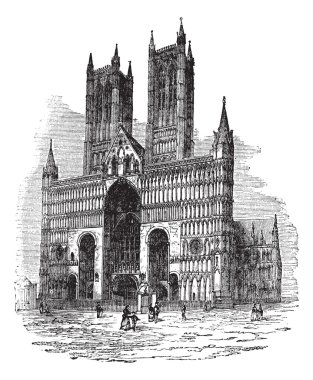 Lincoln Cathedral or The Cathedral Church of the Blessed Virgin clipart