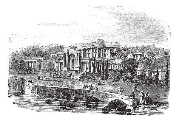 British Residency or Koti Residency in Hyderabad India vintage e