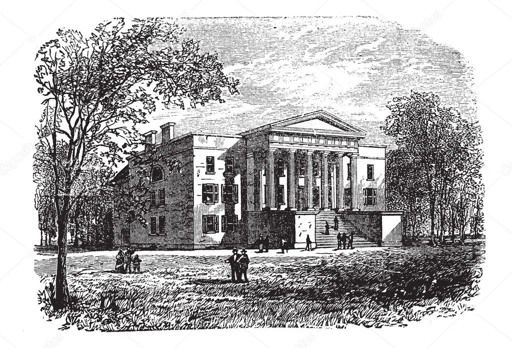 College of Arts, University of Kentucky, Lexington, vintage engr