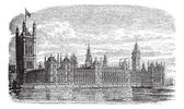 palác nebo Westminsterský palác v Londýně v Anglii