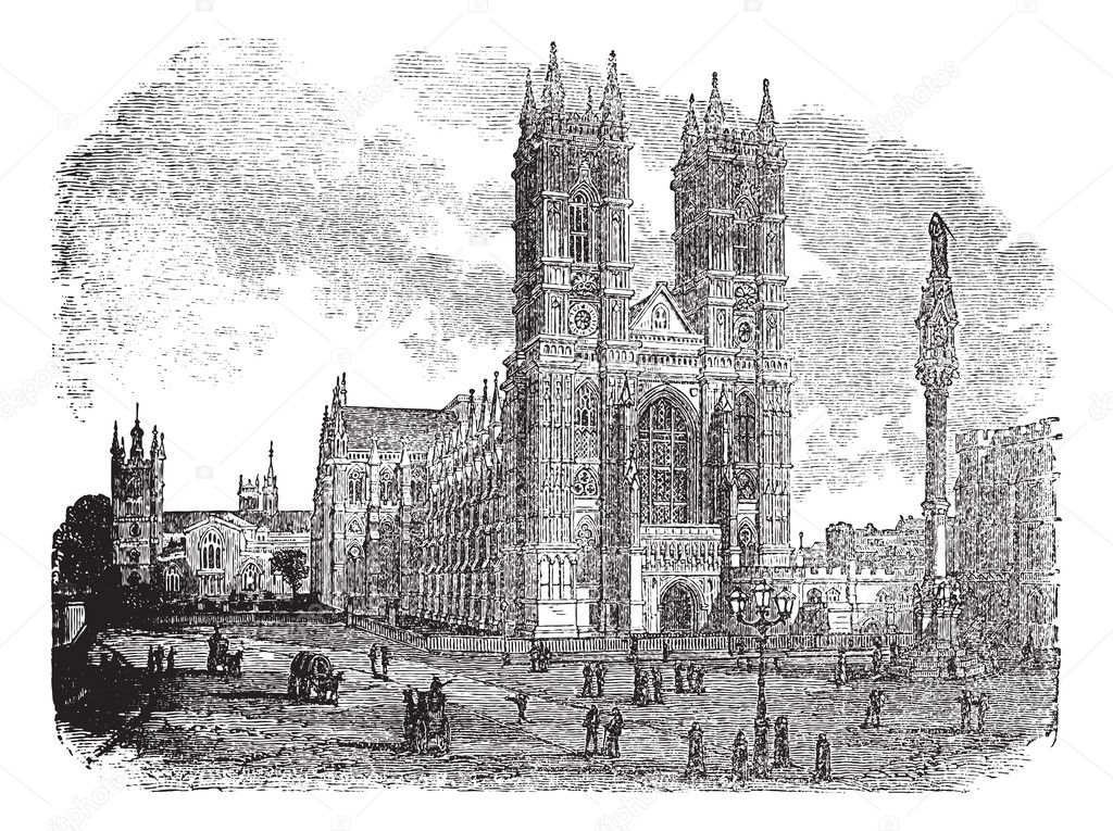Westminster Abbey or Collegiate Church of St Peter in London En
