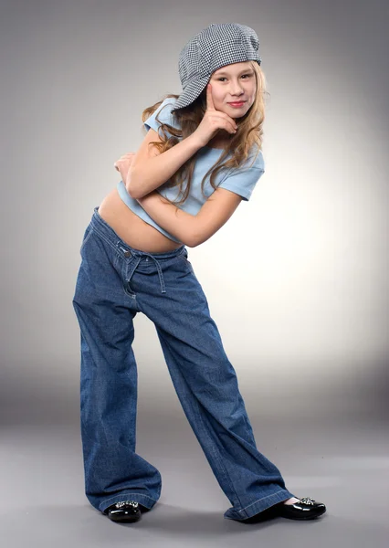 stock image Dancing smiling girl