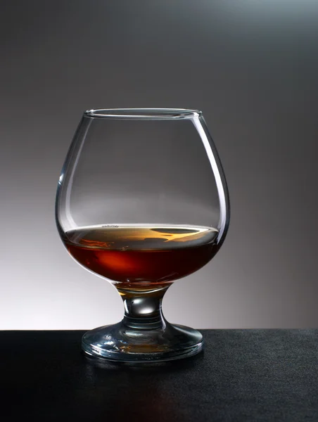 stock image Glass of brandy