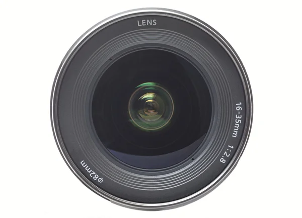 Front view of camera lens — Stock Photo, Image