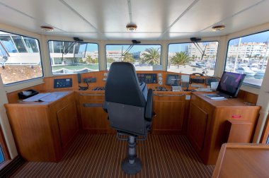 Boat cockpit clipart