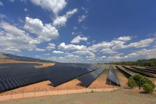 태양광 발전소 — 스톡 사진