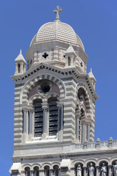 Detail of La Major cathedral in Marseille — Stock Photo, Image