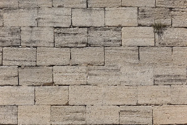 Muro di mattoni di pietra — Foto Stock