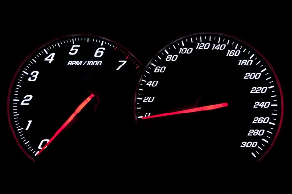 スピード メーターと revcounter — ストック写真