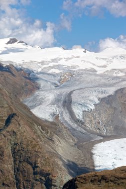 İsviçre Alpleri'nde erime Alp Buzulu