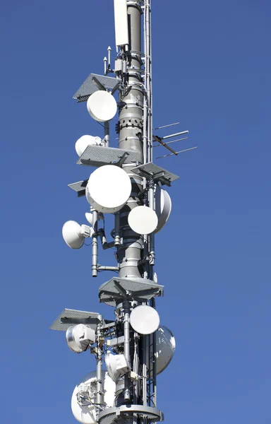 Telecommunication tower close up — Stock Photo, Image