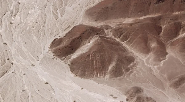 Nazca linjerna astronaut — Stockfoto