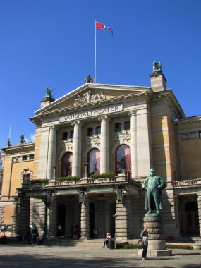 National Theater in Oslo, Norway clipart