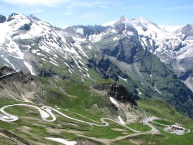 Grossglockner in Alps clipart