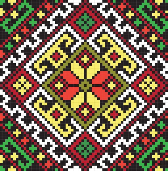 Ornement sans couture ethnique ukrainien, # 45, vecteur — Image vectorielle