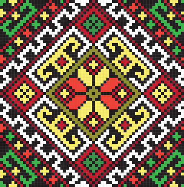 Ukrainian ethnic seamless ornament, #45, vector